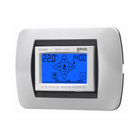GREEN 230V Cronotermostato touch screen da incasso