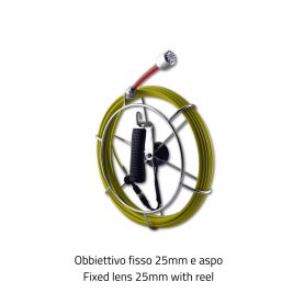 OB025AS Objectif fixe de 12 mm et dévidoir de 20 mètres