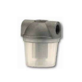 Filtri gasolio con vaschetta plastica opaca bassa capacità